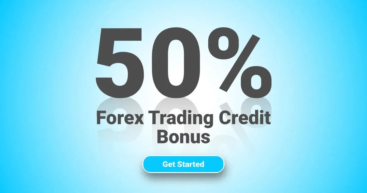 Earn a 50% Forex Trading Credit Bonus for Every Trade